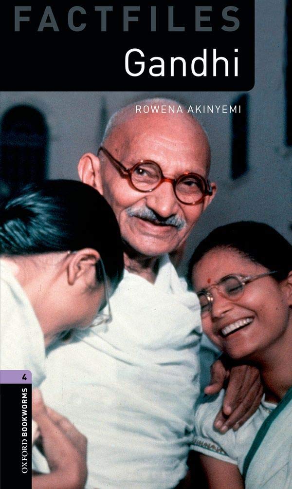 Oxford Bookworms Factfiles: Gandhi: Level 4: 1400Word Vocabulary (Oxford Bookworms Library. Factfiles. Stage 4),Used
