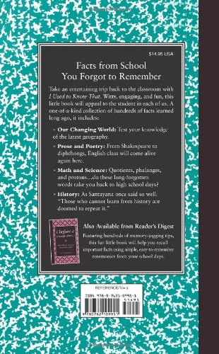 I Used to Know That: Stuff You Forgot From School (Blackboard Books),New