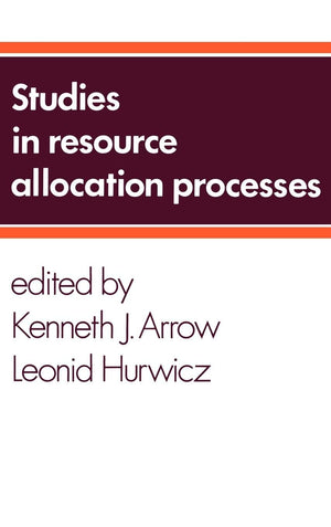 Studies in Resource Allocation Processes,Used