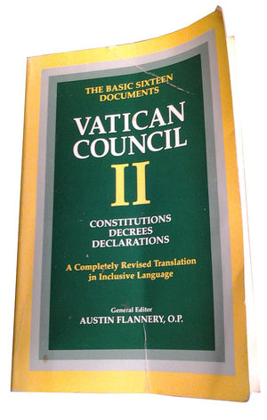 Vatican Council II: Constitutions, Decrees, Declarations (Vatican Council II) (Vatican Council II),Used