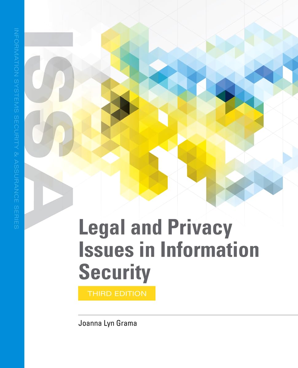 Legal and Privacy Issues in Information Security,Used