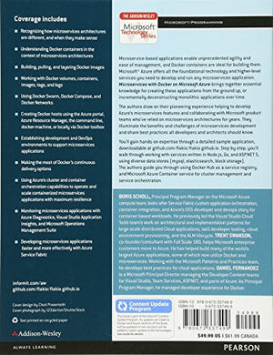 Microservices with Docker on Microsoft Azure (Addisonwesley Microsoft Technology),Used