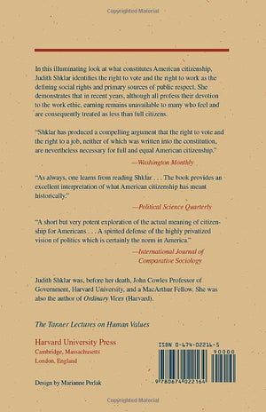 American Citizenship: The Quest for Inclusion (The Tanner Lectures on Human Values),Used