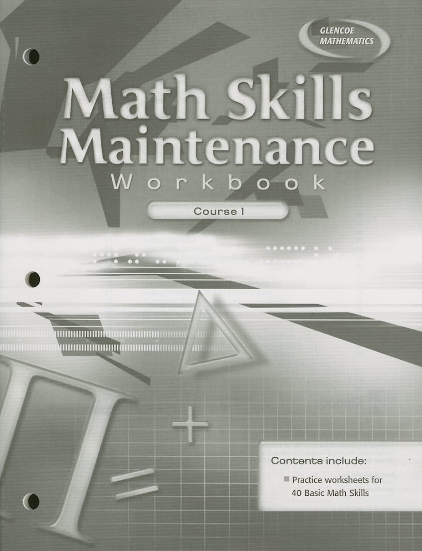 Math Skills Maintenance Workbook, Course 1,Used