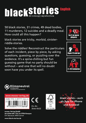 Black Stories English Edition,Used