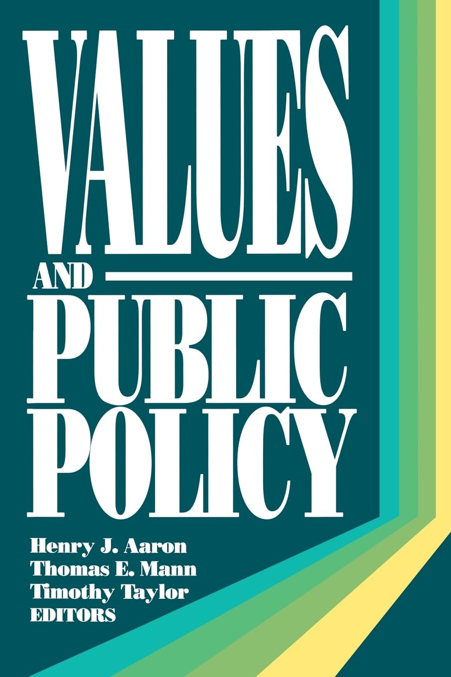 Values And Public Policy,Used
