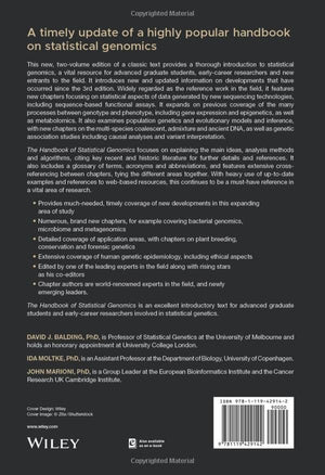 Handbook of Statistical Genomics,Used