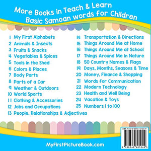 My First Samoan Alphabets Picture Book with English Translations: Bilingual Early Learning & Easy Teaching Samoan Books for Kids,Used