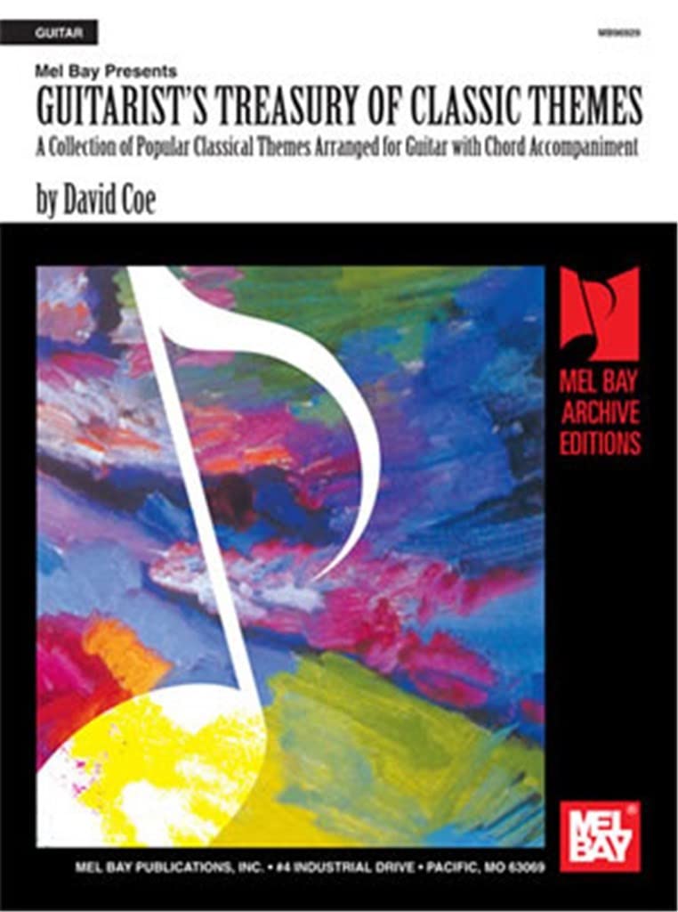 Guitarist's Treasury of Classic Themes: A Collection of Popular Classical themes Arranged for Guitar with Chord Accompaniment,Used