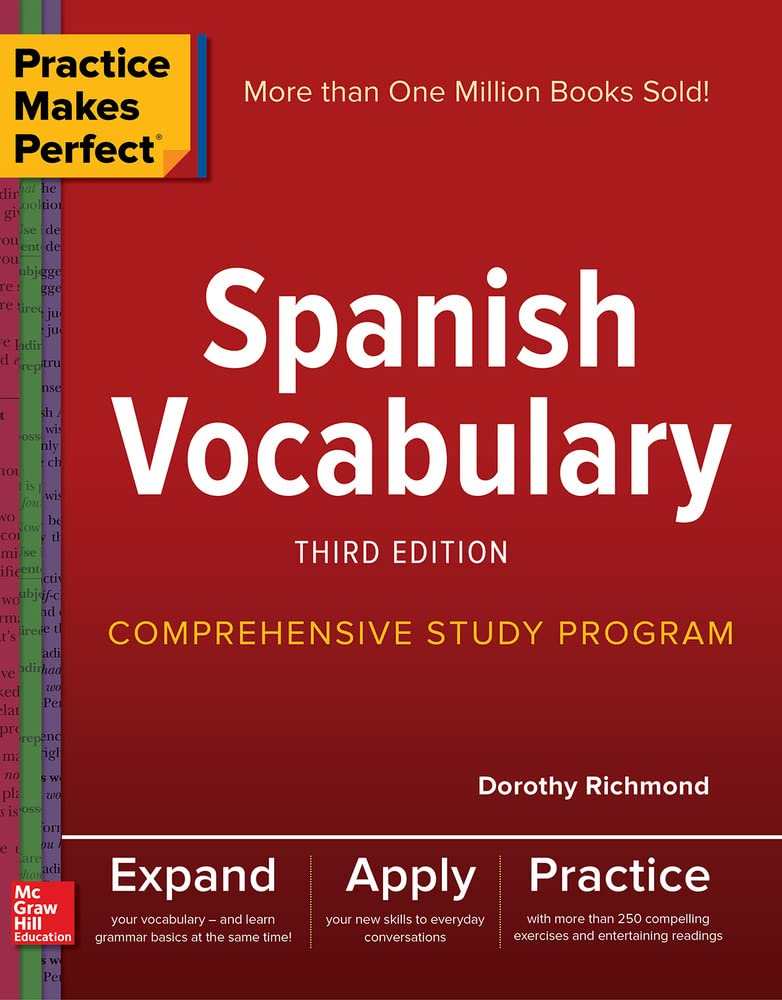 Practice Makes Perfect: Spanish Vocabulary, Third Edition,Used