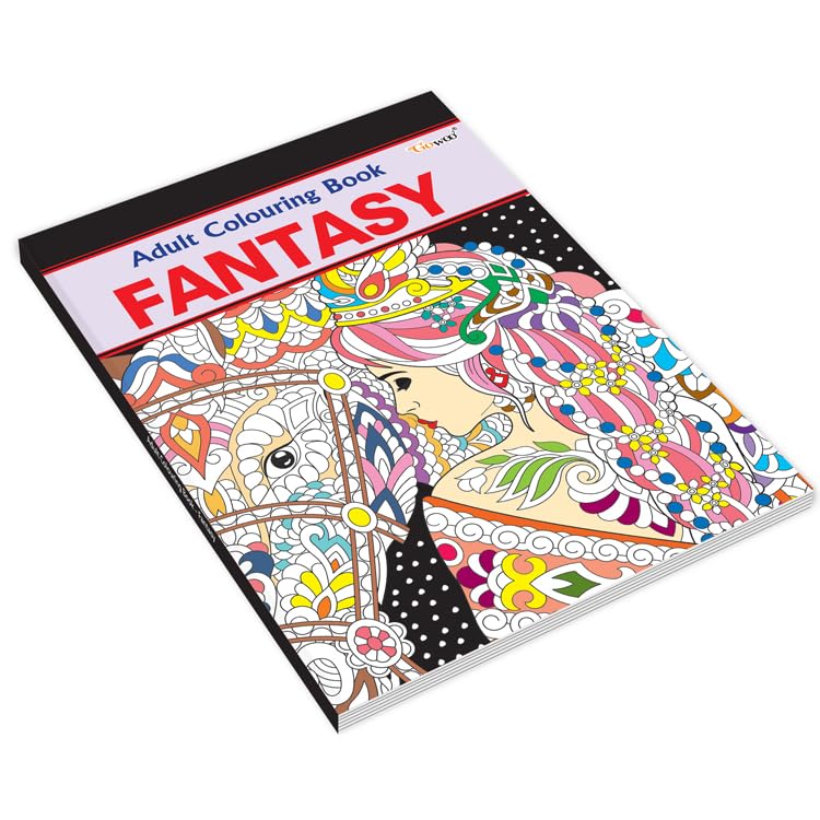 Fantasy - Adult Colouring Book : Fantasy Artwork Coloring, Book For Stress Relief, Coloring Book For Creativity, Art Therapy Coloring Book