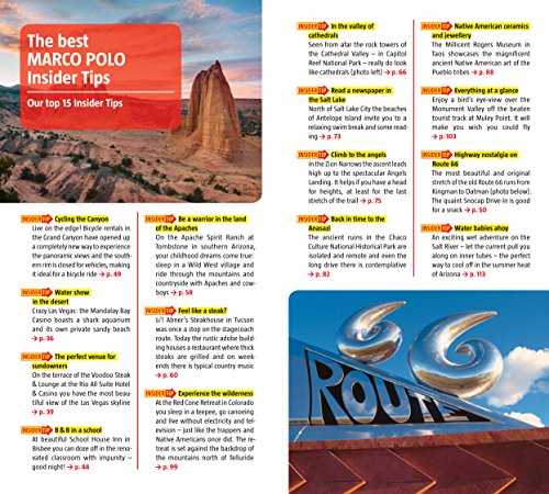 USA Southwest (Las Vegas, Colorado) Marco Polo Guide (Marco Polo Guides),Used