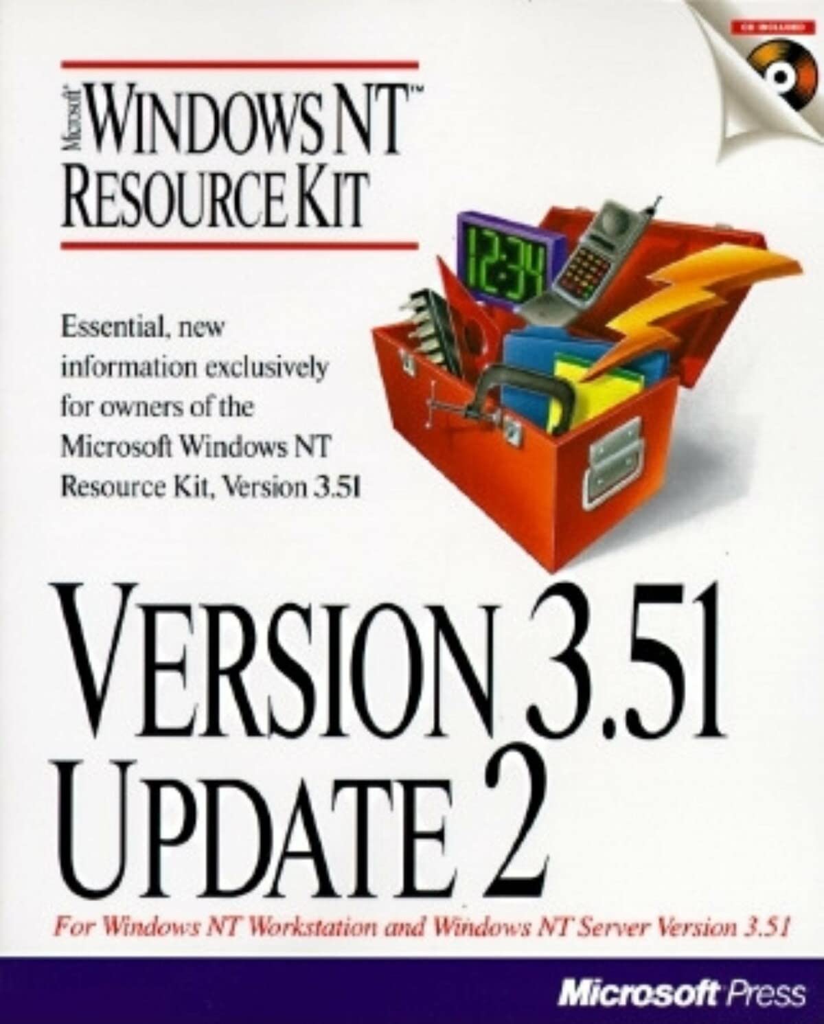Version 3.51 Update 2: Microsoft Windows NT Resource Kit,Used