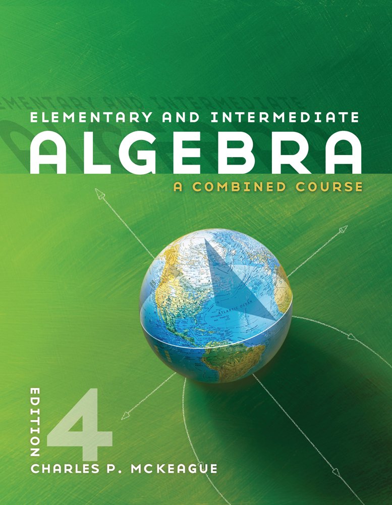 Elementary and Intermediate Algebra: A Combined Course (Available Titles CengageNOW),Used