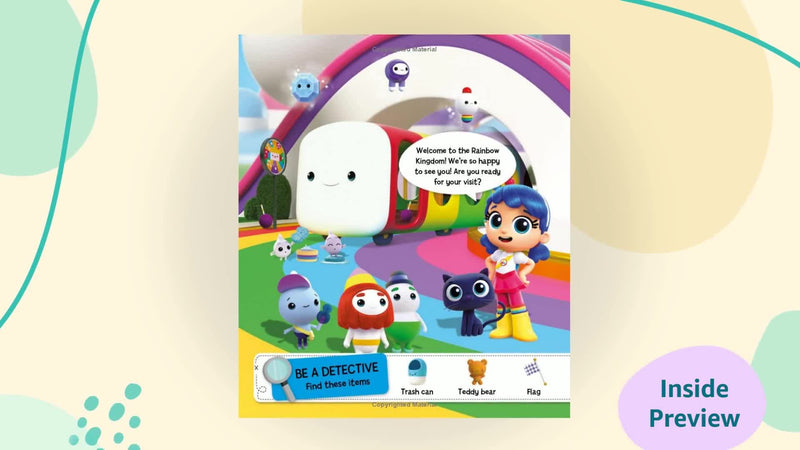 True and the Rainbow Kingdom: Welcome to the Rainbow Kingdom (Little Detectives): A Search and Find Book (True and the Rainbow K,Used