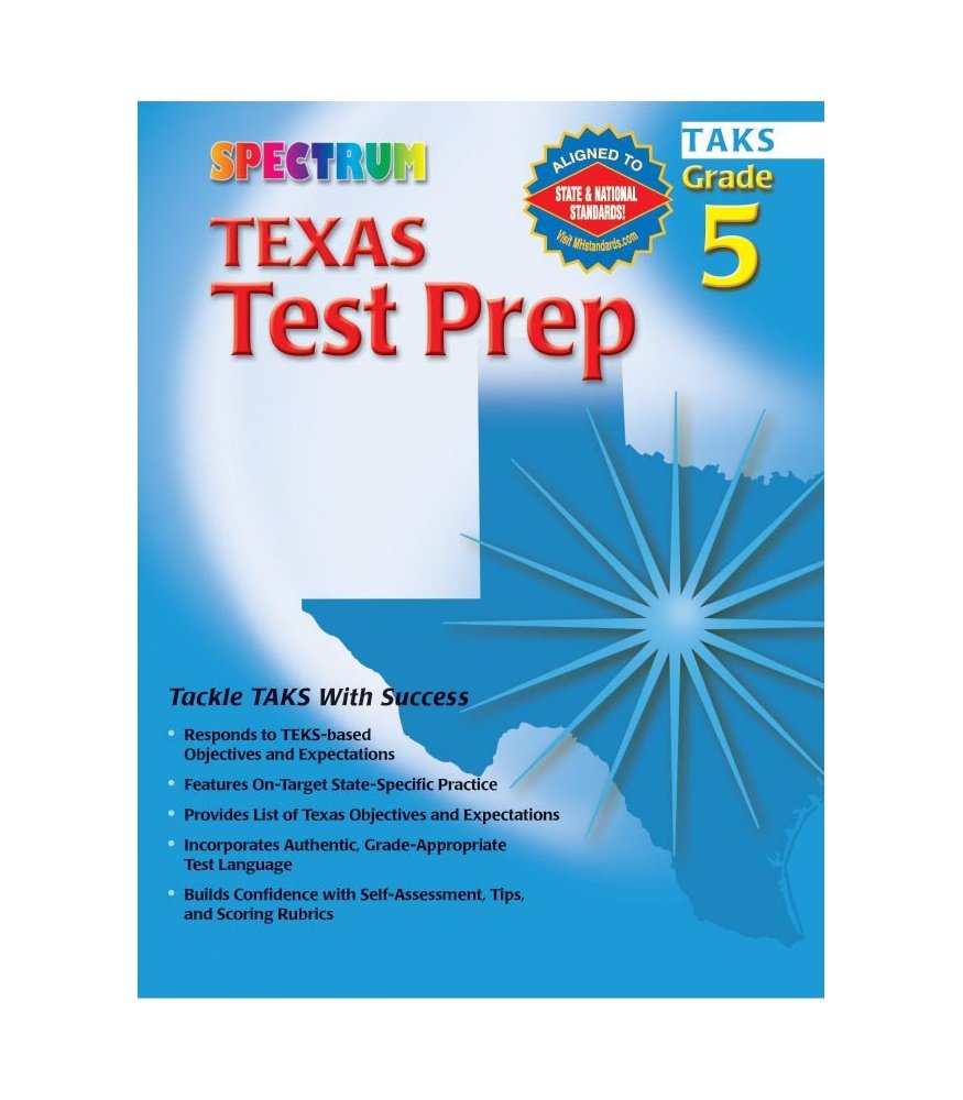 Texas Test Prep, Grade 5,Used