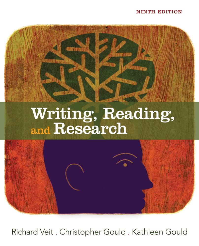 Writing, Reading, and Research,New