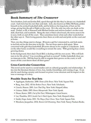 The Crossover: An Instructional Guide for Literature  Novel Study Guide for 4th8th Grade Literature with Close Reading and Wri,Used