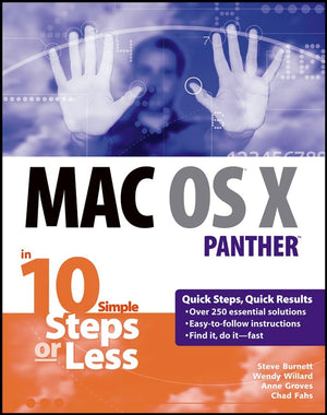 Mac OS X Panther 10 Simple Steps w/WS,Used