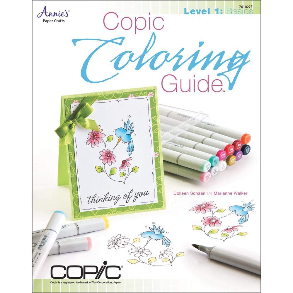 Copic Markers Coloring Guide,Used