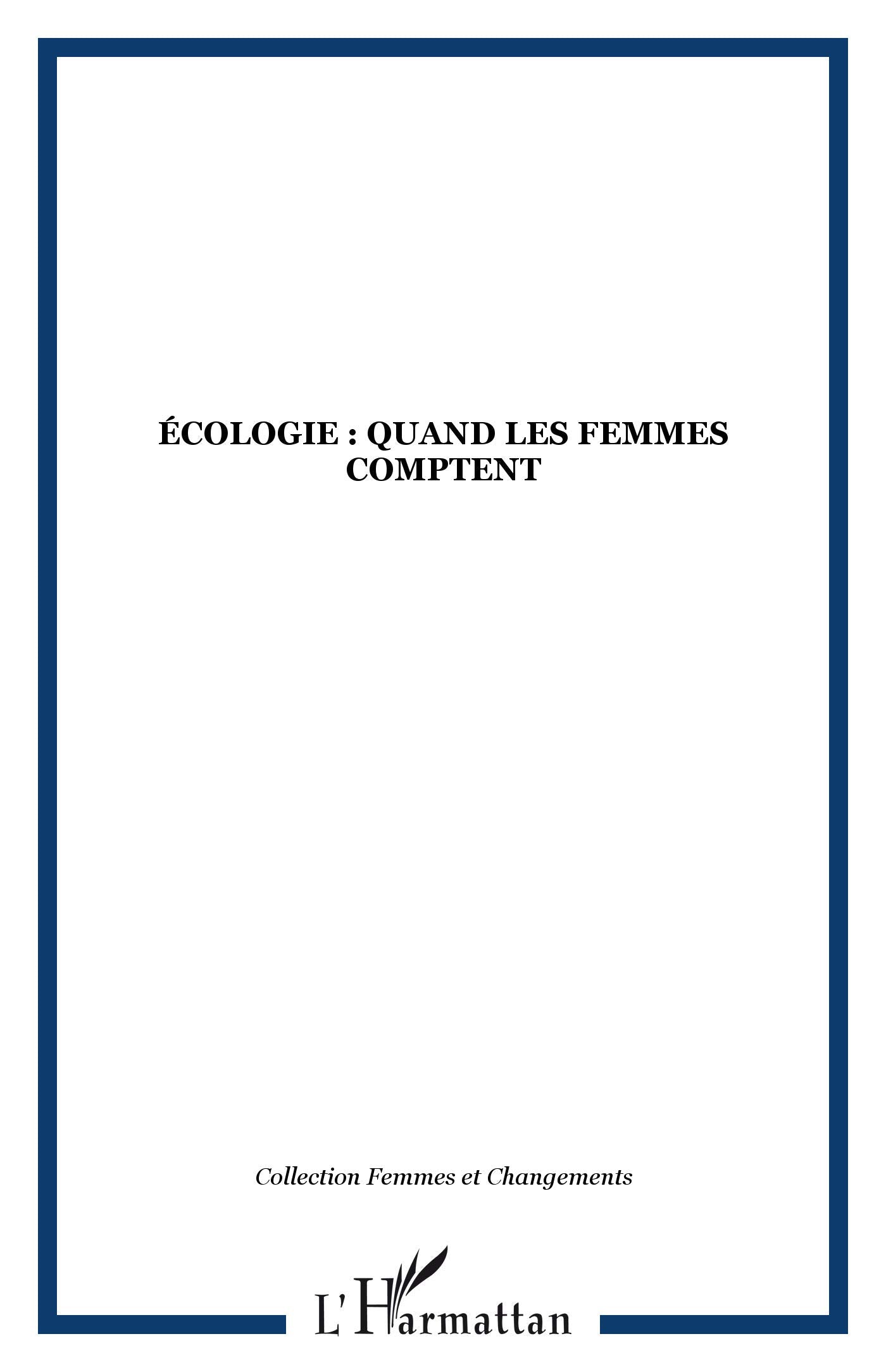 ECOLOGIE QUAND LES FEMMES COMPTENT,Used