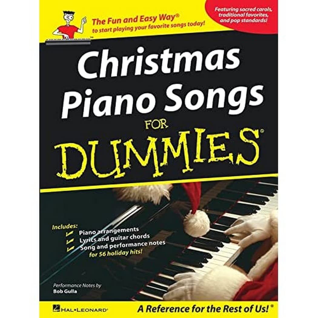 Christmas Piano Songs for Dummies Piano, Vocal and Guitar Chords,Used