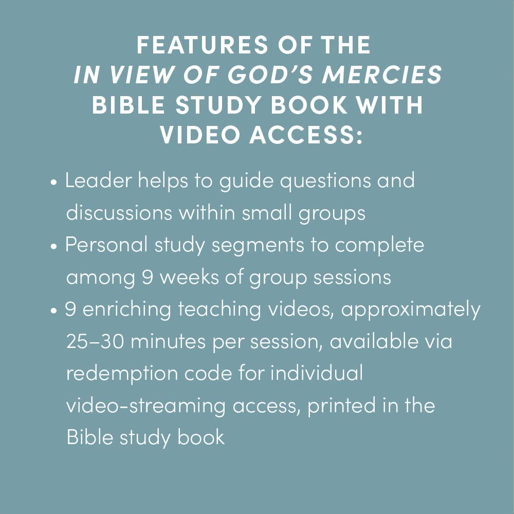 In View of Gods Mercies - Bible Study Book with Video Access: The Gift of the Gospel in Romans-New