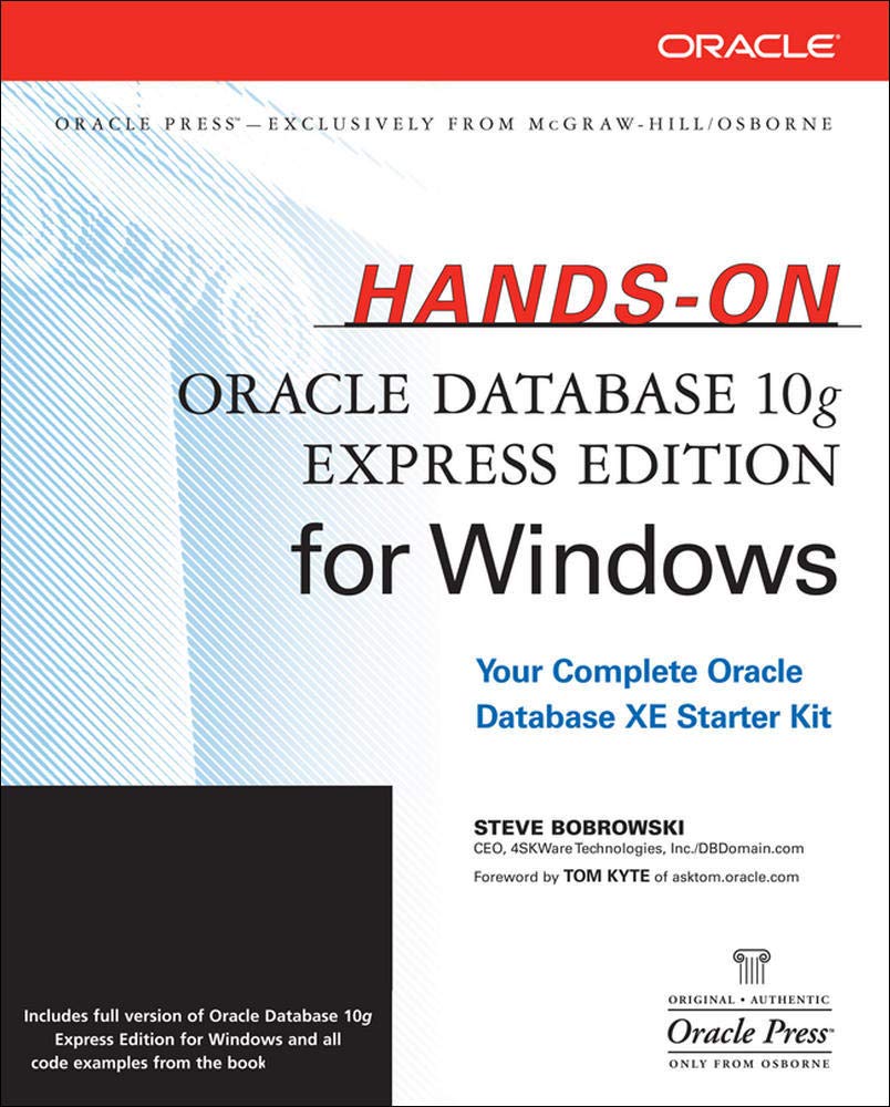 HandsOn Oracle Database 10g Express Edition for Windows (Oracle Press),Used