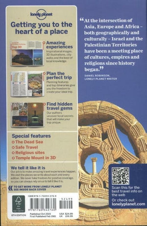 Israel & The Palestinian Territories 8 (Lonely Planet),Used