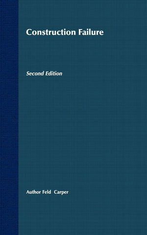 Construction Failure, 2nd Edition,New