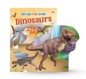 Lift The Flap - Dinosaur World - Illustrated Flap Book For Kids - Pop Up Books For Kids- Age 3-6 Years - Early Learning Book For Children