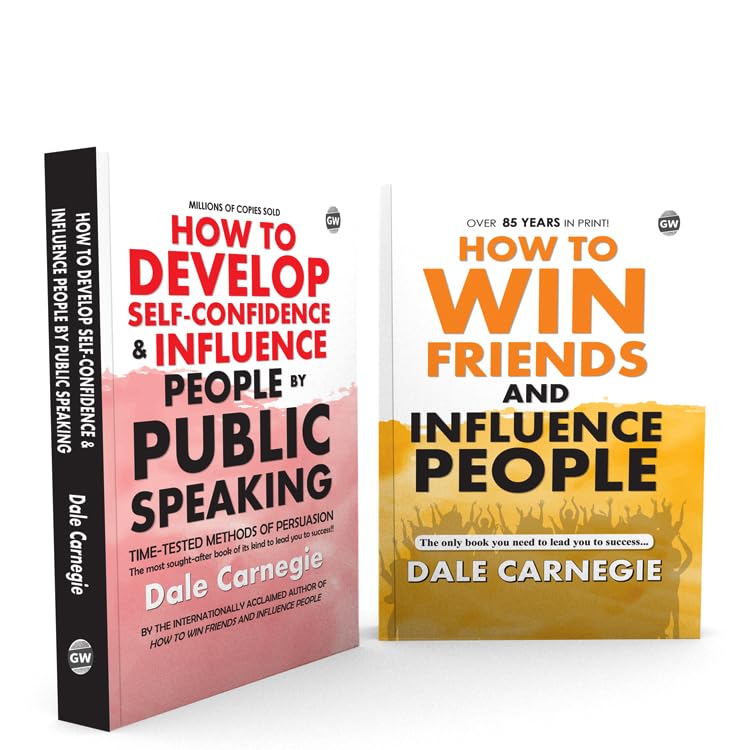 How To Develop Self-Confidence & Influence People By Public Speaking And How To Win Friends And Influence People (Paperback) :Classis English Novel, Self Help Book, Educational Book| Combo Of 2 Novels