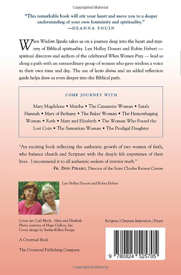 When Wisdom Speaks: Living Experiences of Biblical Women,Used