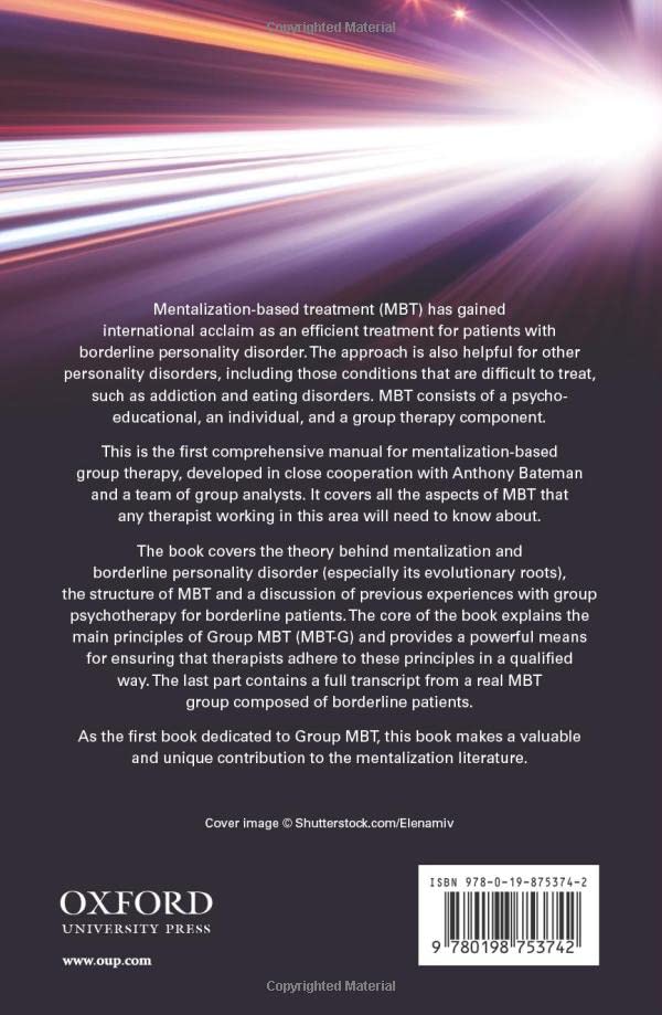 MENTALIZATIONBASED GROUP THER (MBTG) P,Used