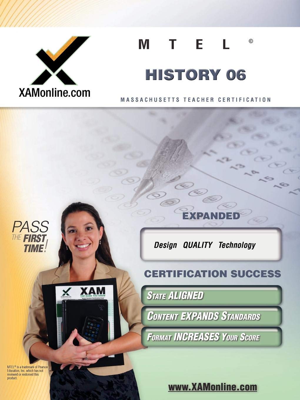 MTEL History 06 (Social Science) Teacher Certification Test Prep Study Guide (XAM MTEL),Used
