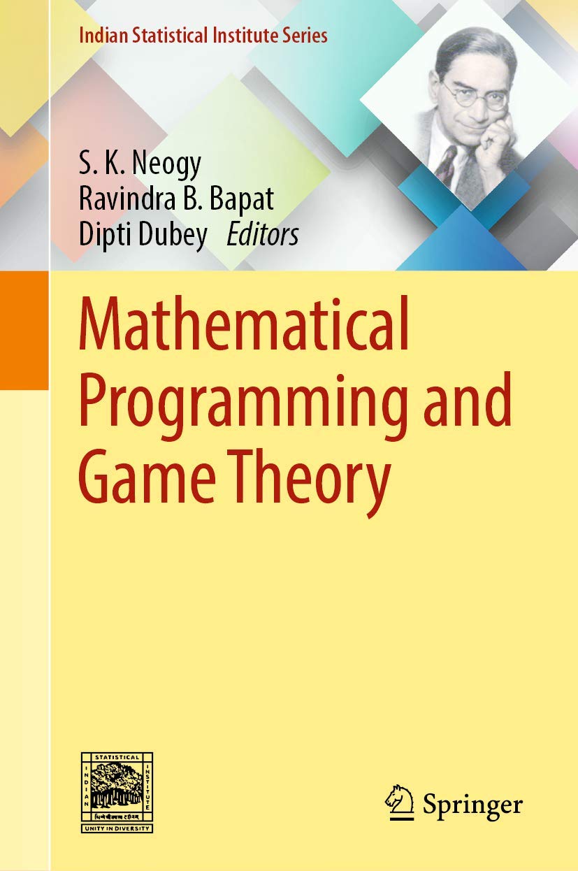 Mathematical Programming and Game Theory (Indian Statistical Institute Series),Used