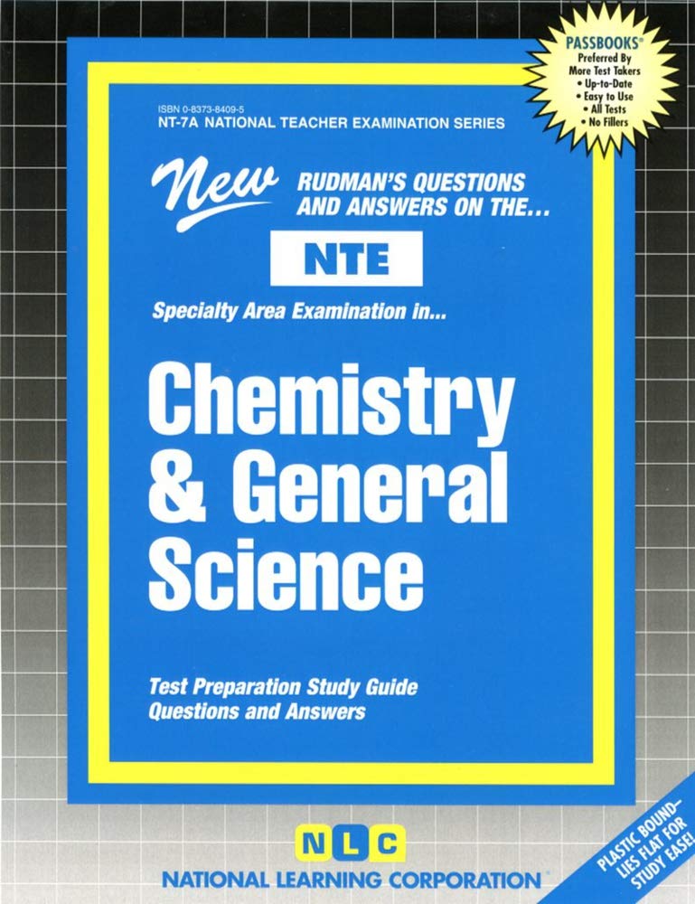 Chemistry And General Science (National Teacher Examination Series) (Content Specialty Test) (Passbooks) (National Teacher Exami,New