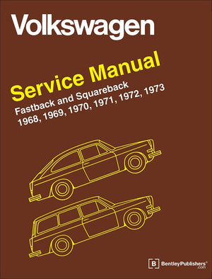 Volkswagen FastBack and Squareback (Type 3) Service Manual: 19681973,New