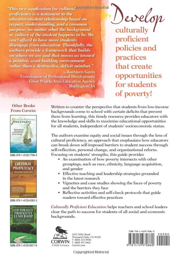 Culturally Proficient Education: An AssetBased Response to Conditions of Poverty,Used