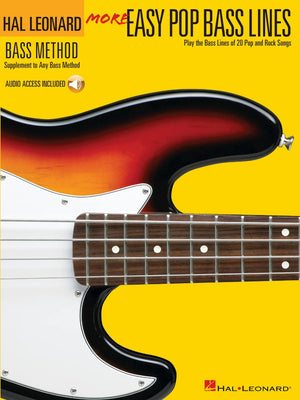 More Easy Pop Bass Lines: Play the Bass Lines of 20 Pop and Rock Songs (Hal Leonard Bass Method),Used