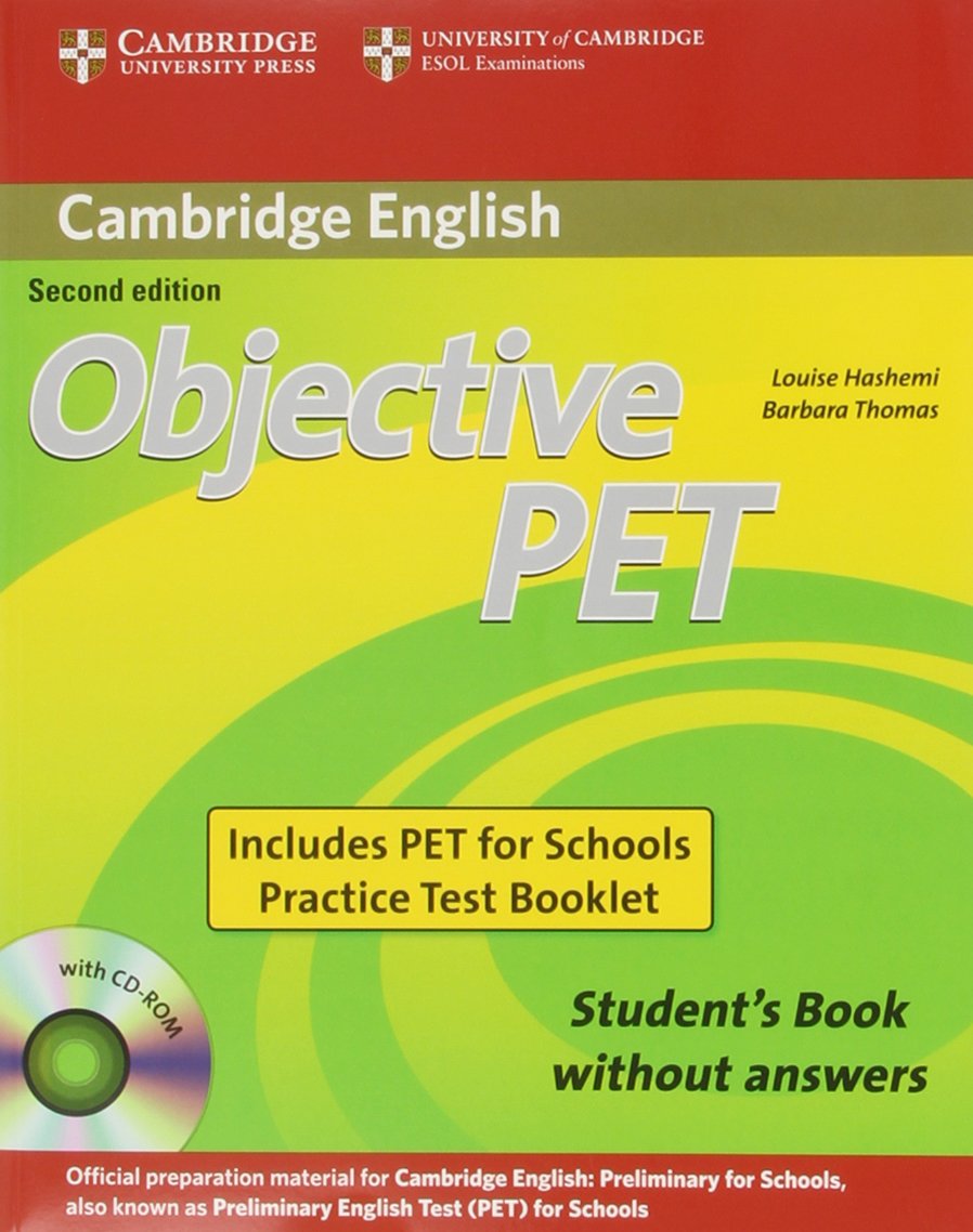 Objective PET For Schools Pack without Answers (Student's Book with CDROM and for Schools Practice Test Booklet),Used