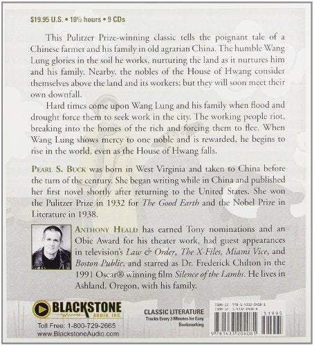 The Good Earth (Blackstone Audio Classic Collection),Used