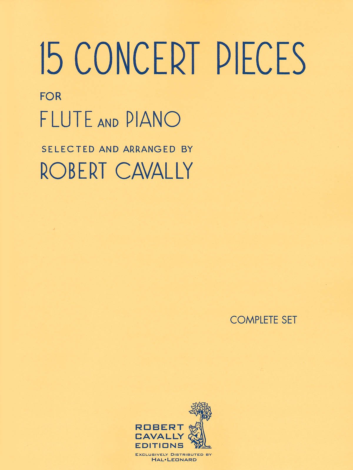 15 Concert Pieces: Flute and Piano (2book set),Used