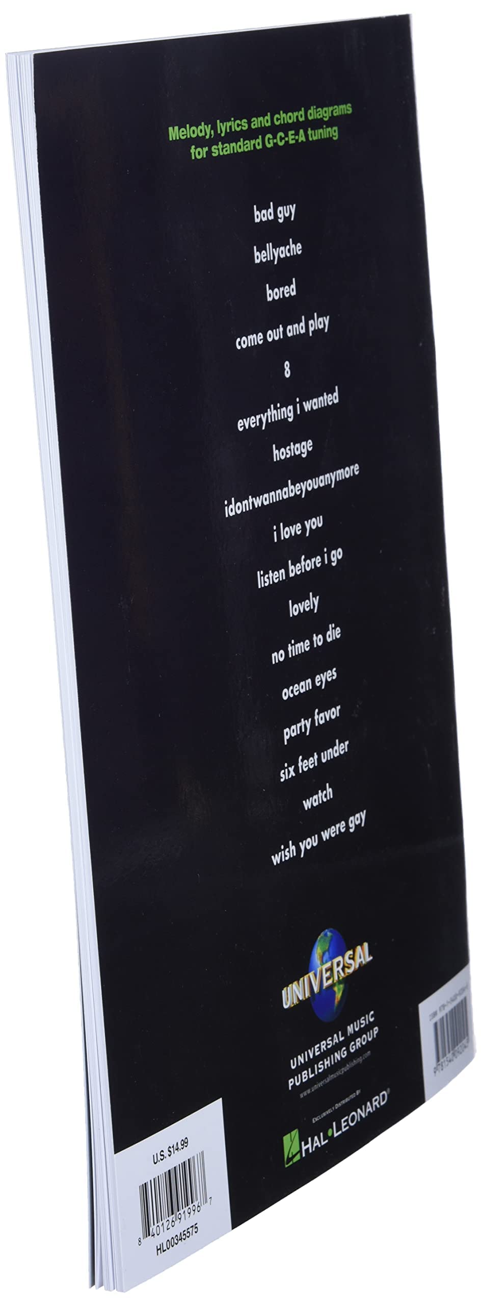 Billie Eilish for Ukulele: 17 Songs to Strum & Sing,New