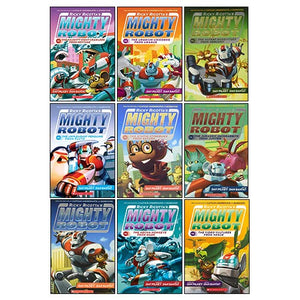 Ricky Ricottas Mighty Robot Series 9 Books Collection Set By Dav Pilkey