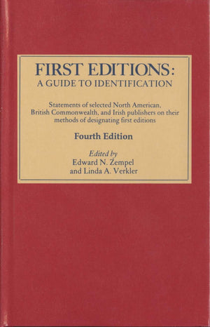 First Editions: A Guide To Identification