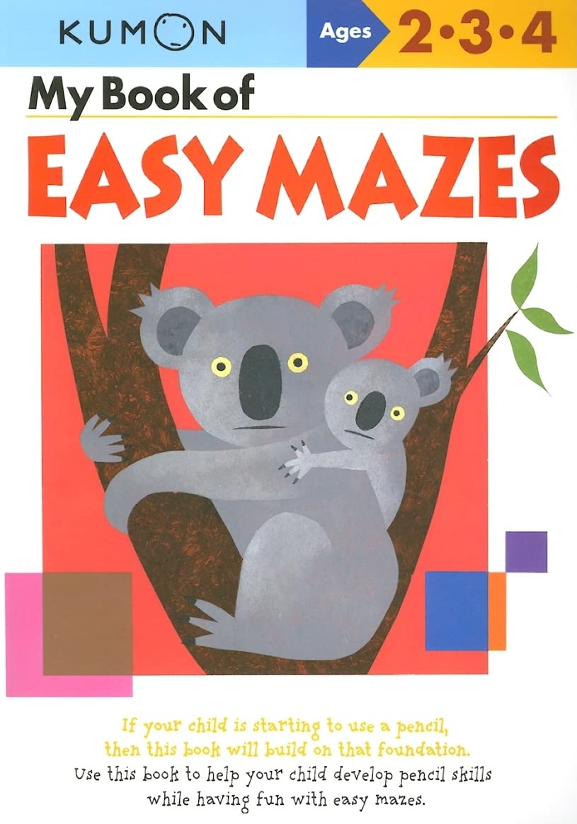Kumon My Book of Easy Mazes Ages 24 (Kumon Workbooks),Used
