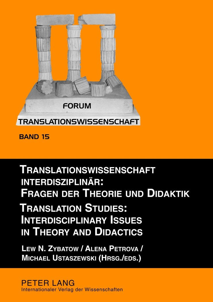 Translationswissenschaft interdisziplinr: Fragen der Theorie und Didaktik Translation Studies: Interdisciplinary Issues in Theo,Used