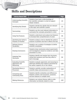 Leveled TextDependent Question Stems: Science,Used