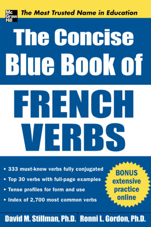 The Concise Blue Book of French Verbs (Big Book Series),New